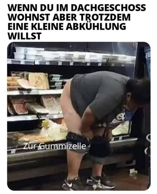 WENN DU IM DACHGESCHOSS  - WOHNST ABER TROTZDEM EINE KLEINE ABKÜHLUNG WILLST