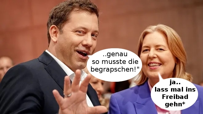 ..genau so  - musste die begrapschen!" - ja.. lass mal ins Freibad gehn*