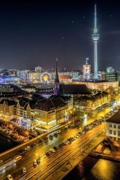 Berlin at night, Germany