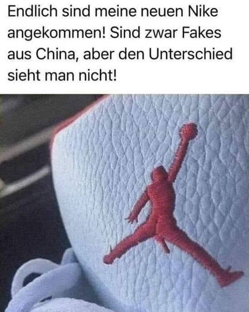 Endlich sind meine neuen Nike angekommen! Sind zwar Fakes aus China, aber den Unterschied sieht man nicht!