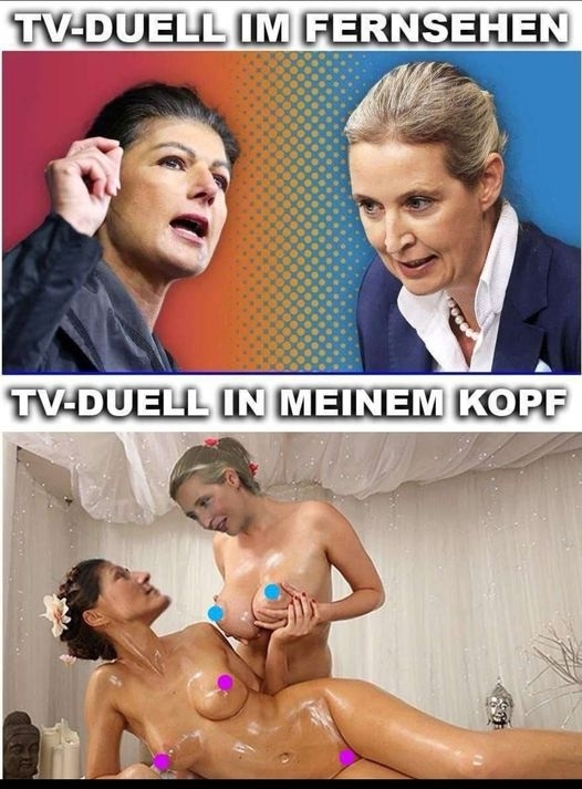 TV-DUELL IM FERNSEHEN - TV-DUELLIN MEINEM KOPF