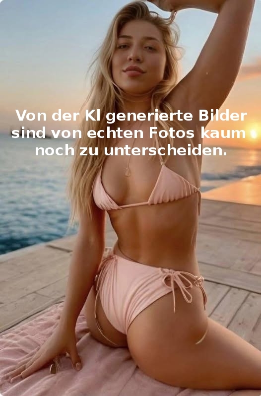 Von der Kl generierte Bilder sind von echten Fotos kaum noch zu unterscheiden.