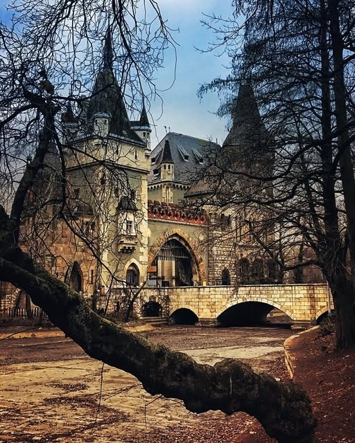 Vajdahunyad Castle, Budapest, Hungary.