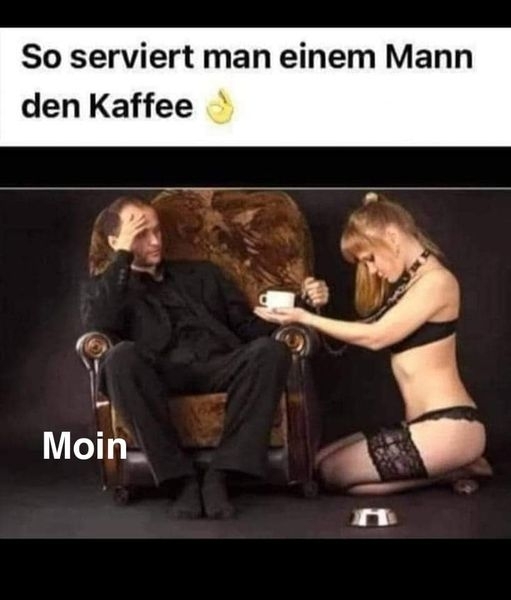 So serviert man einem Mann den Kaffee - Moin